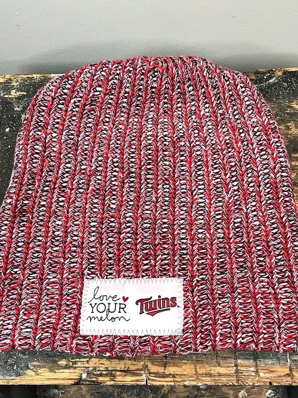 Love Your Melon Minnesota Twins MLB Special Edition Beanie Minnesota Red & White